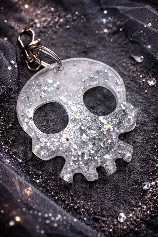 ✨ Cosmic Reaper Resin Keychain 🌙