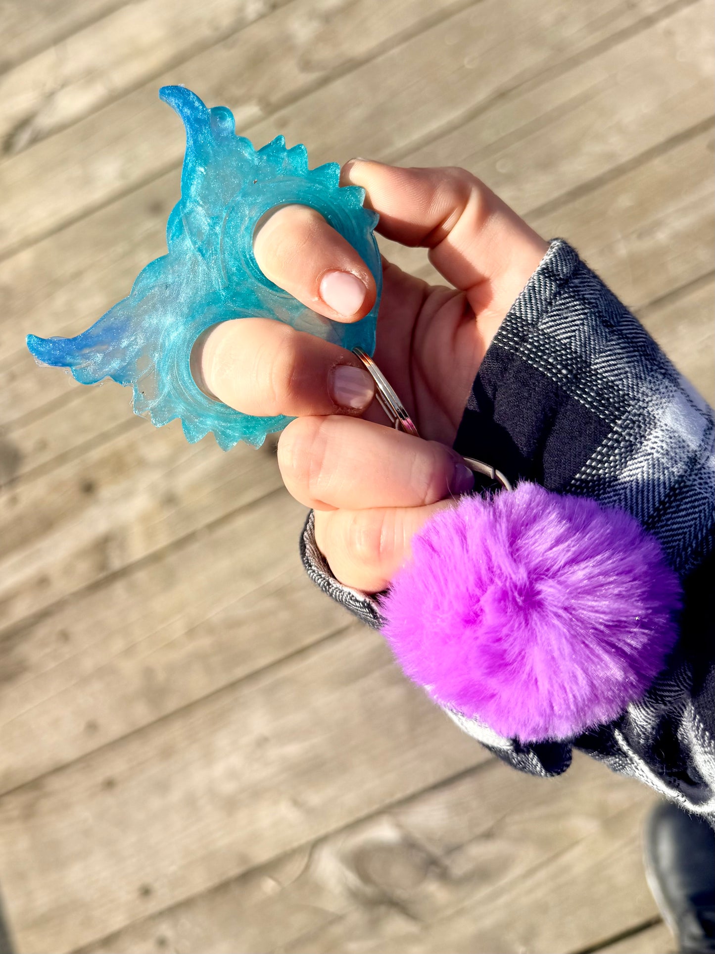 ✨ Cosmic Owl Keychain 🌙