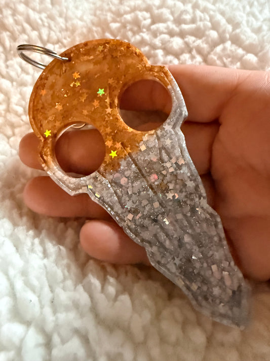 ✨ Celestial Skull Keychain ✨